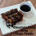 How to Make Chocolate Syrup Using Cocoa Powder For Various Desserts