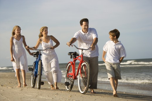 Do things as a family and get others involved.