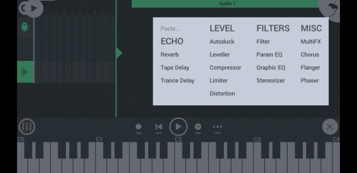 Mixing is an art. Play around with the reverb, tape delay, para eq, and compressor to get a start at the basics. 