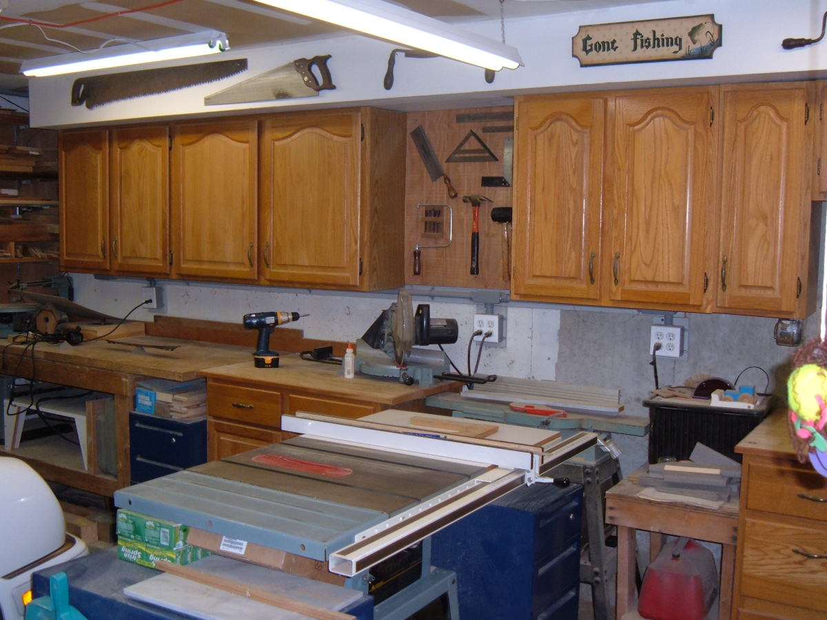 My Woodshop Storage Ideas Recycling Kitchen Cabinets Into Garage