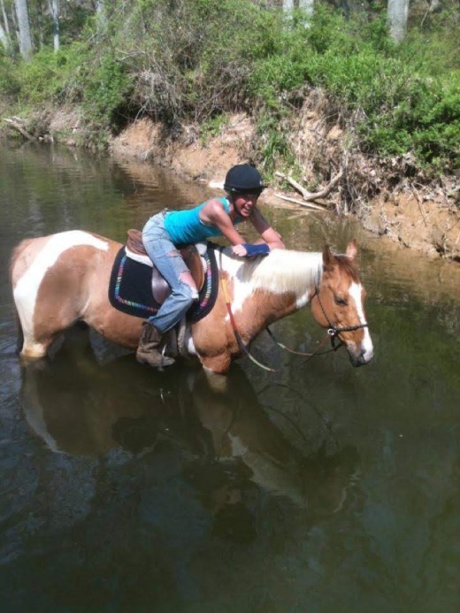 There is no better life than a life with horses! P.S- Do as I say and not as I do, don't ride with your arm in a cast :-)