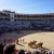 The picadores and matadors in Plaza de Toros de Las Ventas in Madrid.