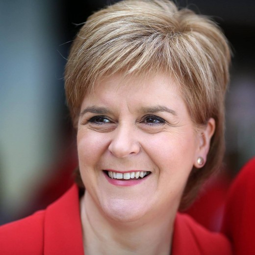 SNP Leader and First Minister of Scotland:  Nicola Sturgeon.