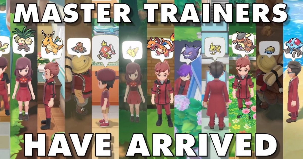 Pokemon Lets Go Pikachu And Eevee Master Trainers