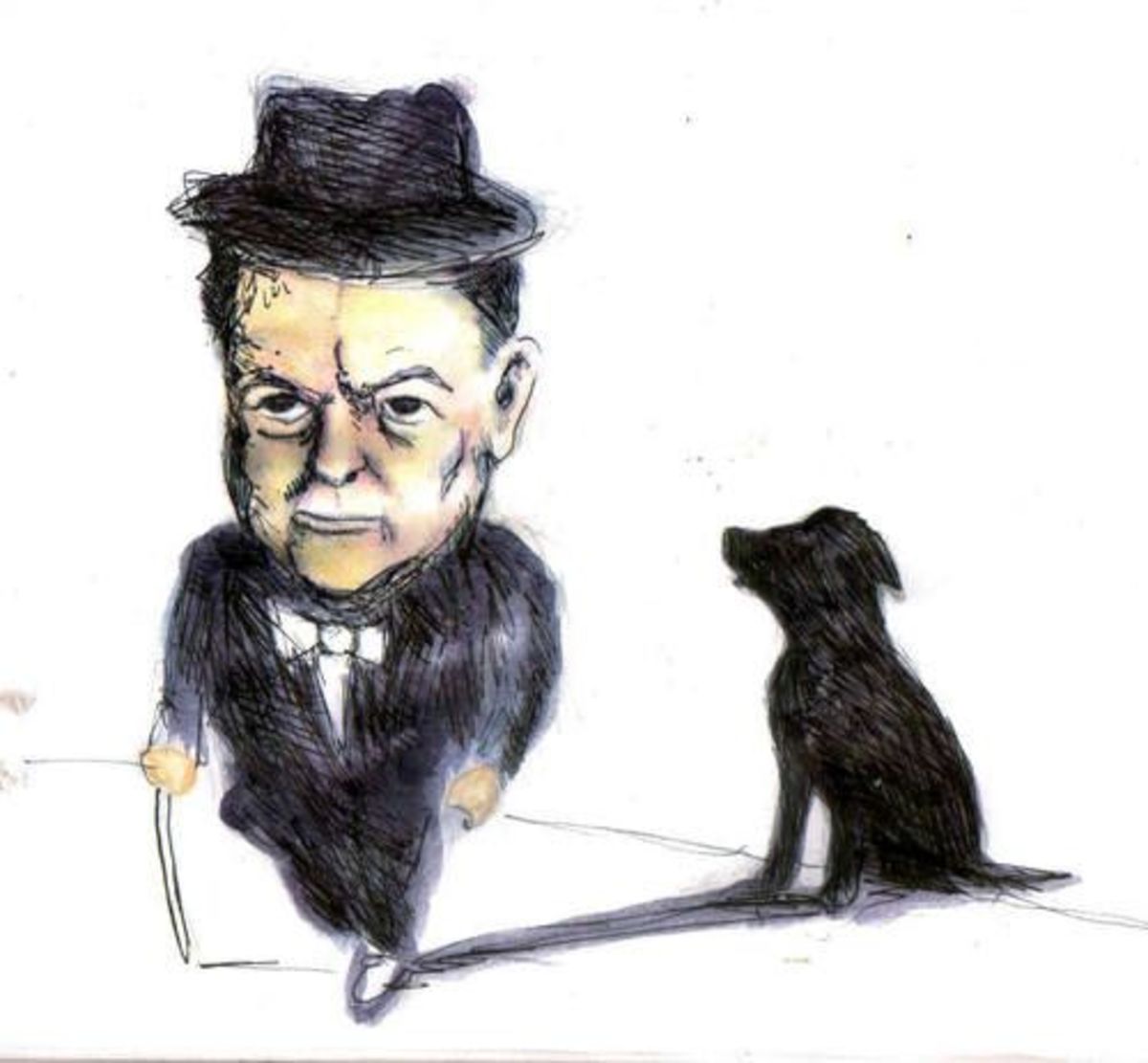 Churchill beskrev sit dårlige humør som en sort hund, som fulgte ham og rendte for at vende tilbage – Unyttige Historiefacts
