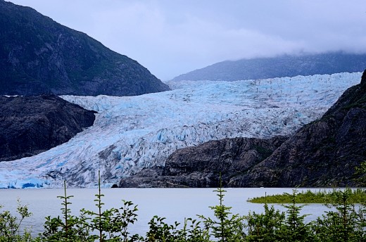 Up close and personal at Mendenhall Glacier, Juneau.