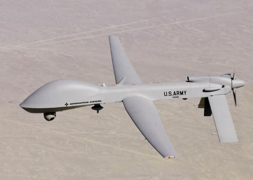 U.S. Army UAV. As I said, "much more impressive weapons than our publicly available firearms."