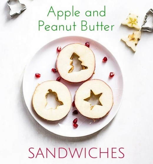 Apple and Peanut Butter Sandwiches