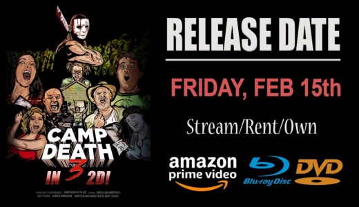 Release date for Camp Death III in 2D #movies #horror #spooffilms