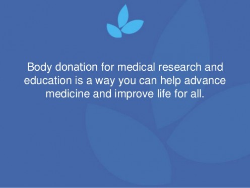 leave body to medical research uk