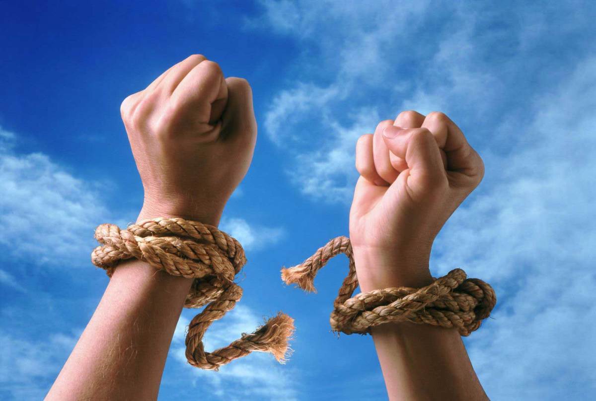 Sometimes, it is difficult to get out of our own minds and relax during an anxiety attack; we feel chained and bound by our panic and fears.