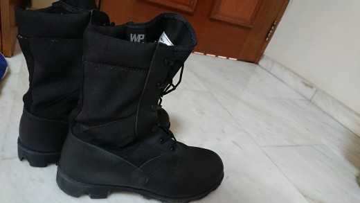 Boots I have to wear for one to two weeks every year