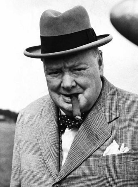 Incoming Prime Minister of Britain, former First Sea Lord, succeeds the hopelessly naive Beville Chamberlain in May, 1940 - too late to save the deteriorating situation in France