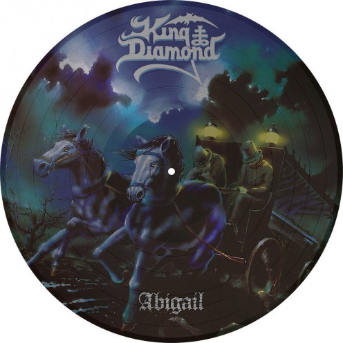 The CD Abigail shows a photo of two horsemen driven by horses as the chariot rides through the night.