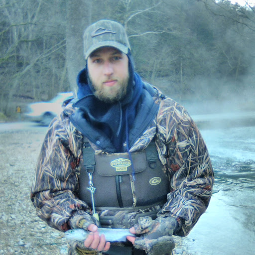 Big brother with one of his trout