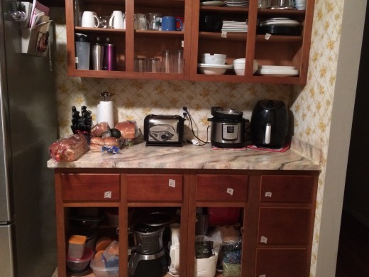 This is a great time to declutter and find dead things in your cabinets. 