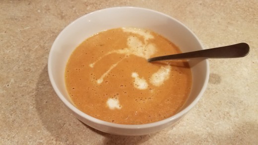 Spicy Carrot and Ginger Soup