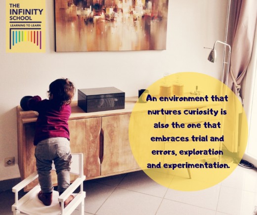 The Infinitiy School - Curious children find opportunities, and then when they open the doors, they create great possibilities for themselves.