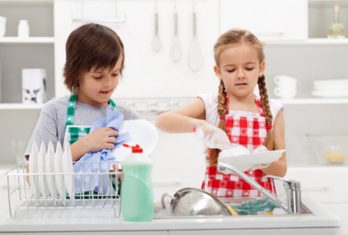 Kids Doing Chores