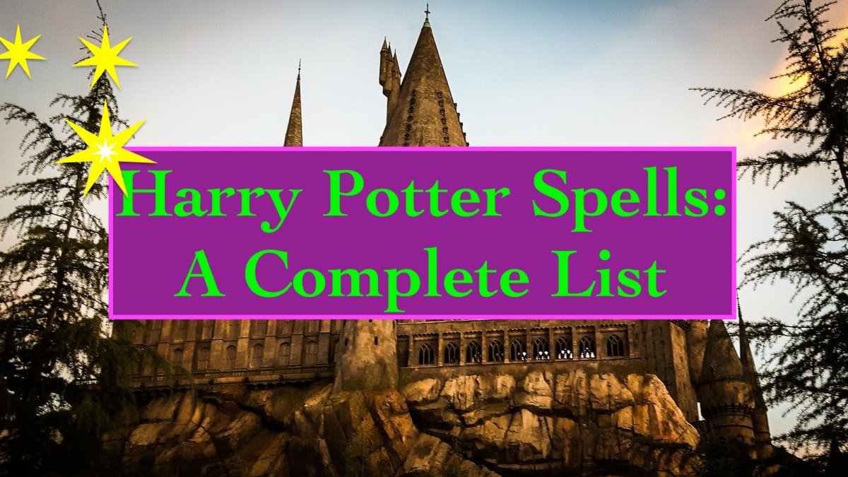 Harry Potter Spell Chart