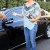 Hayden Panettiere in jeans and towering high heel stilettos Hayden Panettiere in jeans and towering high heel stilettos