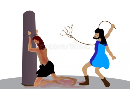 Scourging: When we are corrected we should know it is for our good