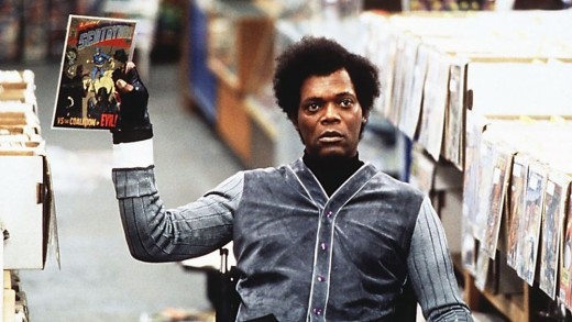 Mr. Glass, researching his villainy.