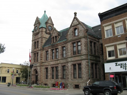 City Hall in Woodstock, Ontario. 