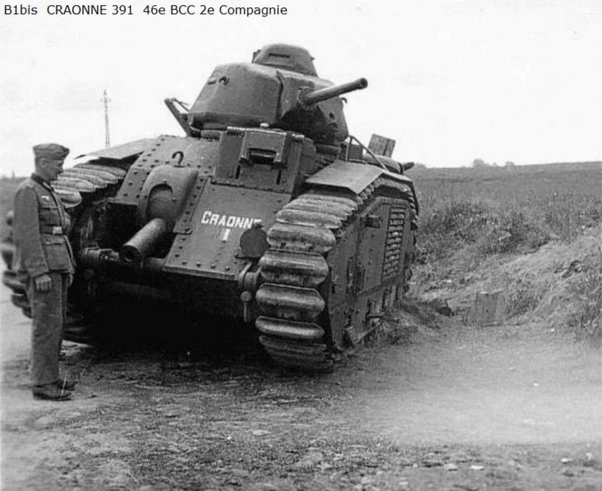 An abandoned Char B1: the battle moved too quickly for sluggish French units to keep up with it, as Horne's book brilliantly shows.