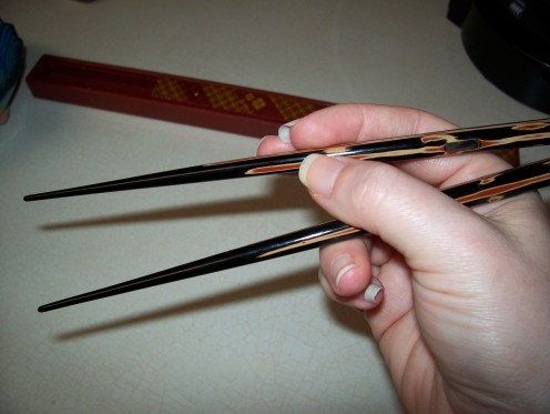 Hold those chopsticks!