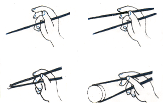 The Easy Steps to Holding Chopsticks