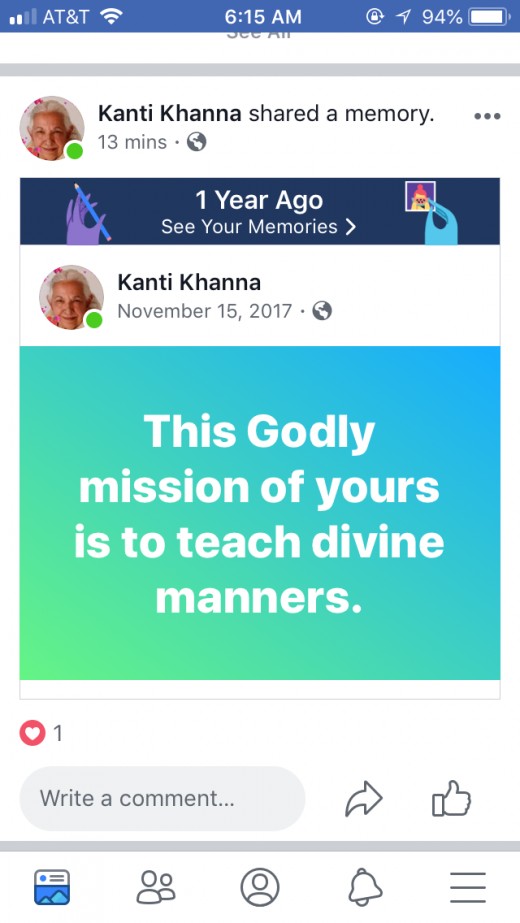 Early in learning how to accept divine guidance, I received this revelation. 
