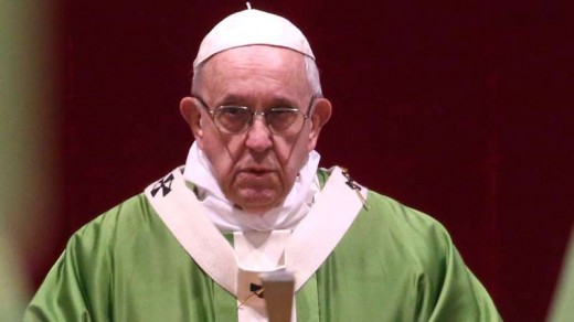 Today pope Francis has a big religious problem, that he must solve soon, before things can become worse. 