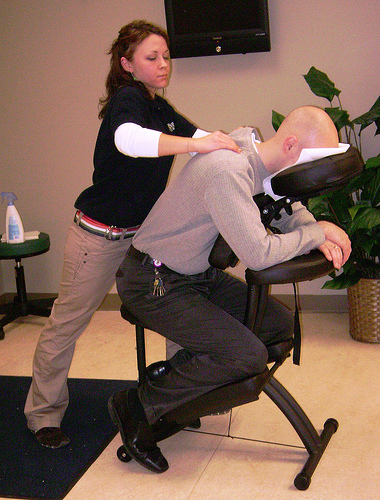 Massage therapist careers: Onsite / corporate chair massage