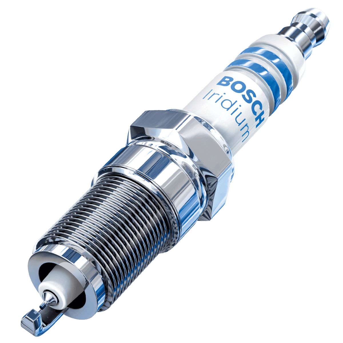 Iridium spark plug from Bosch
