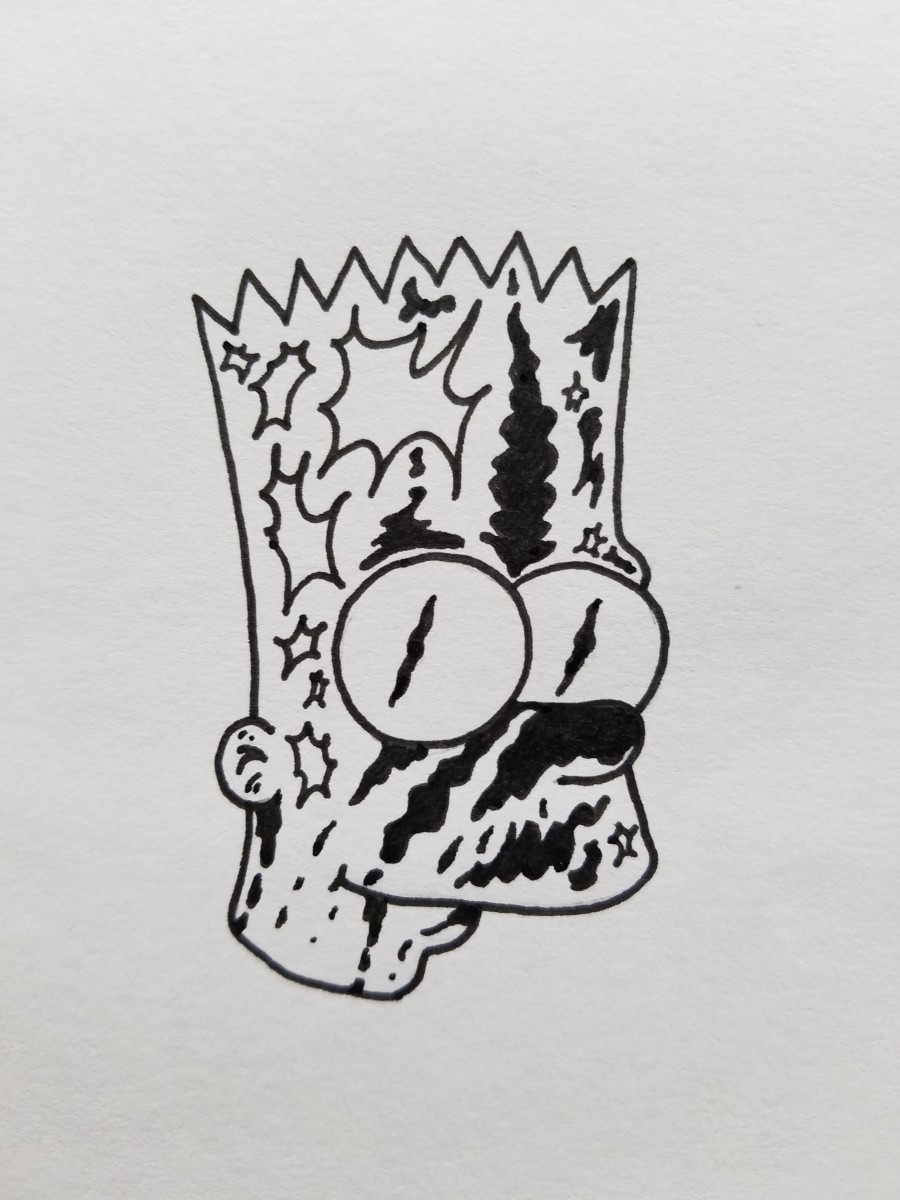 Best Guide to Draw Bootleg Bart Simpson Quick and Easy