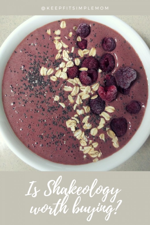 Chocolate Raspberry Shakeo Bowl