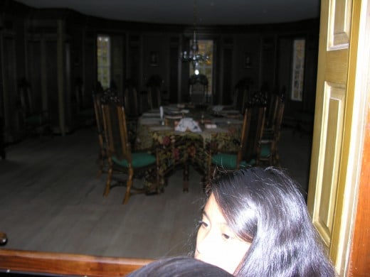A dining room inside the Capital Building, November 2014.