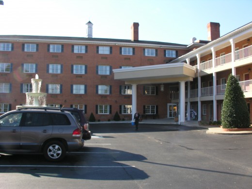 A hotel in Williamsburg, November 2014.