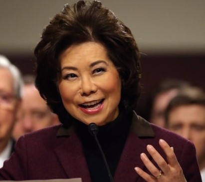 Elaine Chao, Secretary of Transportation and wife of Mitch McConnell