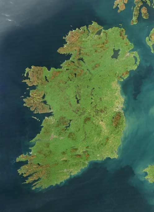 The land of Ireland.