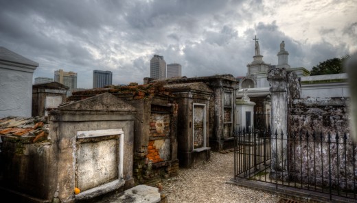 Haunted Cemetery in New Orleans