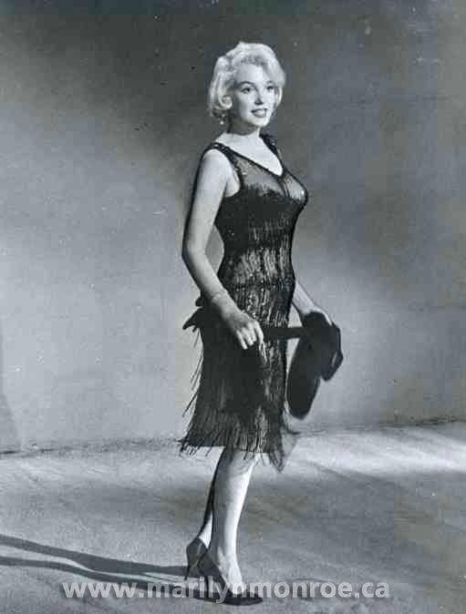Marilyn in costume test.