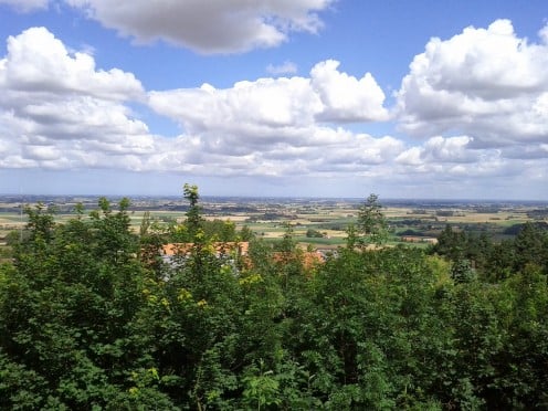 Western part of the Plain de Flanders, as viewed from Mount Cassel.