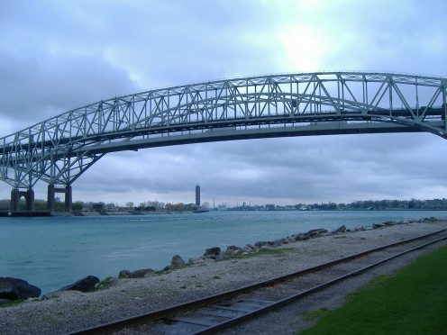 Blue Water Bridge from United States 