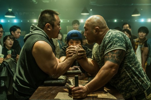 Ma Dong-seok (left) in Well Go USA's, "Champion."