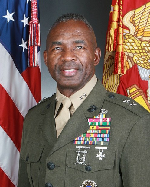 Commanding General, First Marine Division at Camp Pendleton, California. First African American to hold this post, he retired on July 31, 2017.