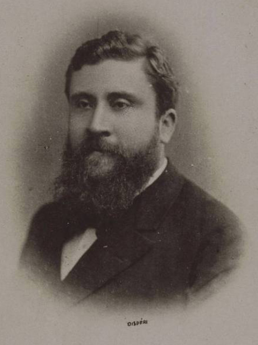 Jean Jaurès as a young deputy. Photographed by André Adolphe Eugène Disdéri, between 1885 and 1889. 