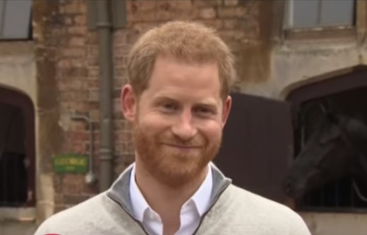 Prince Harry said he is over the moon about the birth of his first child.