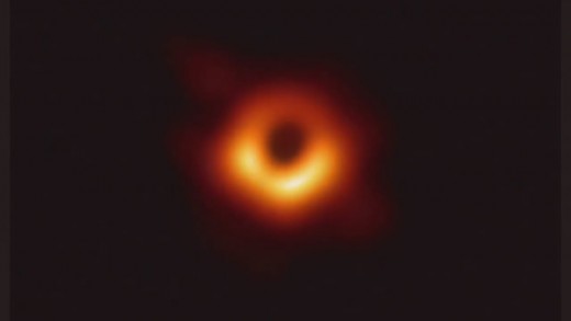 The first ever picture of the event Horizon of a Black Hole, and there's one of these at the centre of our Galaxy